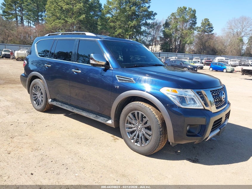 2018 Nissan Armada VIN JN8AY2NE4J9735014 IAAI salvage auction — FRONT END, Salvage Title, sold $9,300 on 2026-07-23 (photo 1)