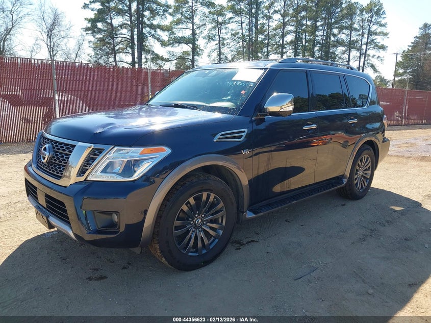 2018 Nissan Armada VIN JN8AY2NE4J9735014 IAAI salvage auction — FRONT END, Salvage Title, sold $9,300 on 2026-07-23 (photo 2)