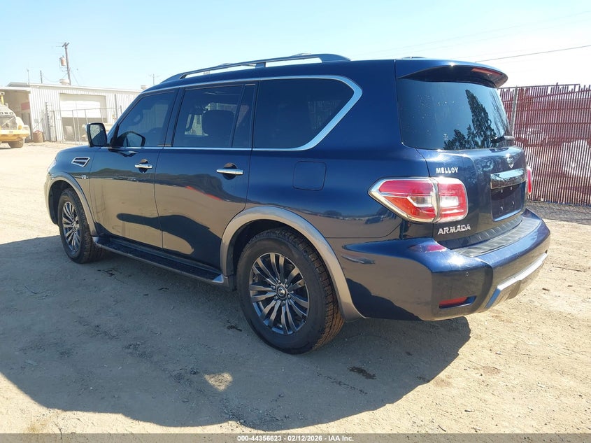 2018 Nissan Armada VIN JN8AY2NE4J9735014 IAAI salvage auction — FRONT END, Salvage Title, sold $9,300 on 2026-07-23 (photo 3)