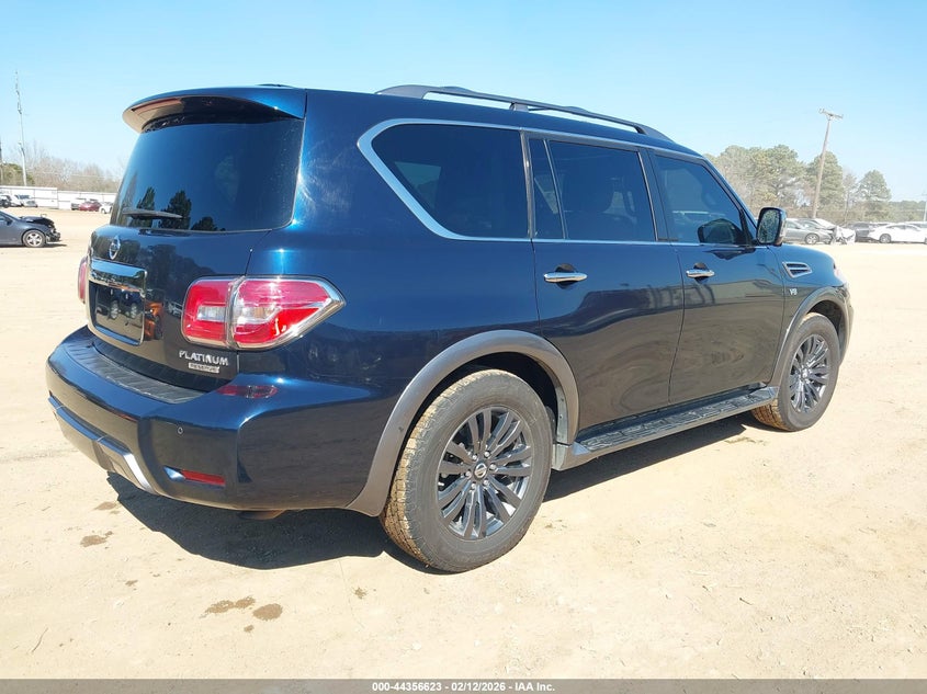 2018 Nissan Armada VIN JN8AY2NE4J9735014 IAAI salvage auction — FRONT END, Salvage Title, sold $9,300 on 2026-07-23 (photo 4)