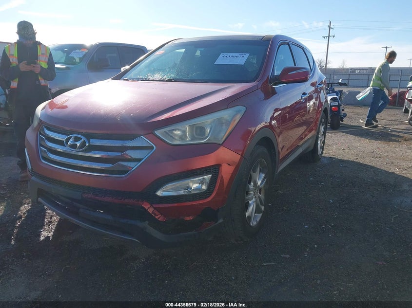 2013 Hyundai Santa fe VIN 5XYZW3LA9DG004723 IAAI salvage auction — FRONT END, Clear (Oklahoma), sold $425 on 2026-07-28 (photo 2)