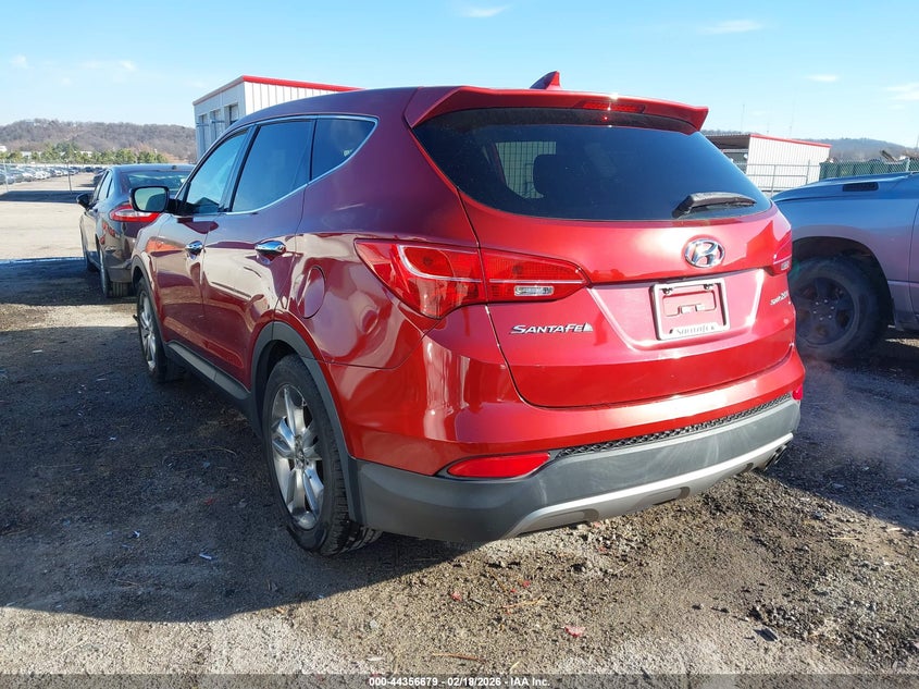 2013 Hyundai Santa fe VIN 5XYZW3LA9DG004723 IAAI salvage auction — FRONT END, Clear (Oklahoma), sold $425 on 2026-07-28 (photo 3)