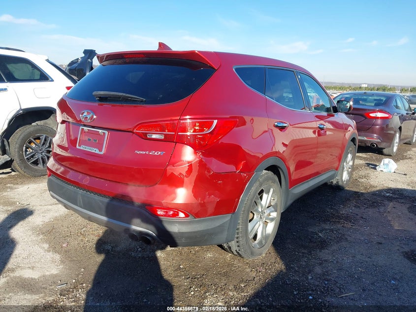 2013 Hyundai Santa fe VIN 5XYZW3LA9DG004723 IAAI salvage auction — FRONT END, Clear (Oklahoma), sold $425 on 2026-07-28 (photo 4)