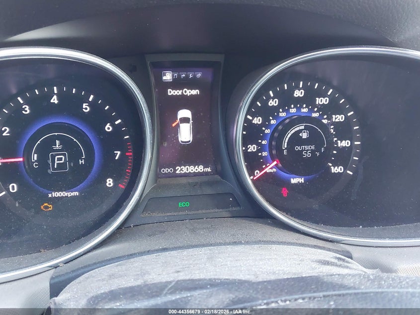 2013 Hyundai Santa fe VIN 5XYZW3LA9DG004723 IAAI salvage auction — FRONT END, Clear (Oklahoma), sold $425 on 2026-07-28 (photo 7)