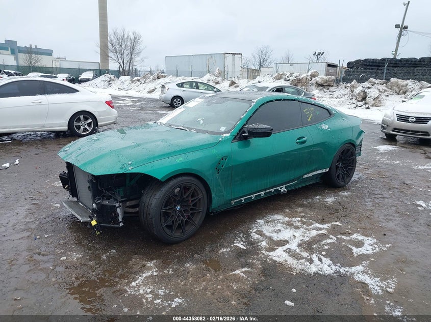 2021 BMW M4 VIN WBS53AZ07MCG81375 IAAI salvage auction — FRONT END, Salvage (New Jersey), sold $21,050 on 2026-08-24 (photo 2)