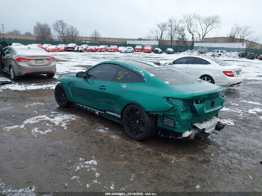 2021 BMW M4 VIN WBS53AZ07MCG81375 IAAI salvage auction — FRONT END, Salvage (New Jersey), sold $21,050 on 2026-08-24 (photo 3)