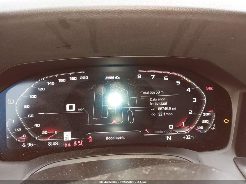 2021 BMW M4 VIN WBS53AZ07MCG81375 IAAI salvage auction — FRONT END, Salvage (New Jersey), sold $21,050 on 2026-08-24 (photo 7)