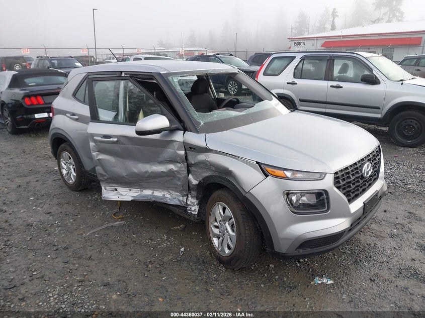 2025 Hyundai Venue VIN KMHRB8A33SU392505 IAAI salvage auction — ROLLOVER, Bill Of Sale (Washington), sold $2,150 on 2026-07-22 (photo 1)