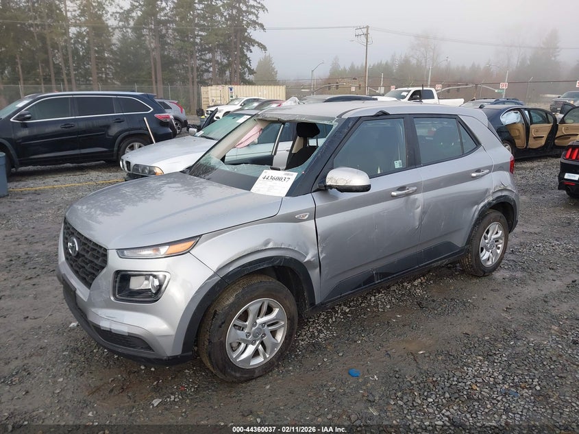 2025 Hyundai Venue VIN KMHRB8A33SU392505 IAAI salvage auction — ROLLOVER, Bill Of Sale (Washington), sold $2,150 on 2026-07-22 (photo 2)