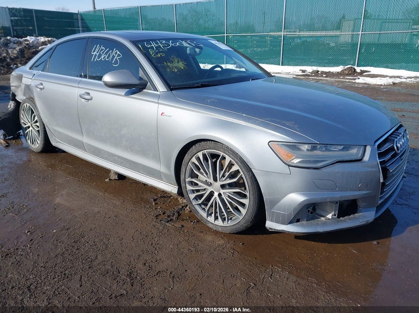 2016 Audi A6 VIN WAUHGAFCXGN002113 IAAI salvage auction — REAR END, Salvage Title, sold $1,525 on 2026-07-21 (photo 1)