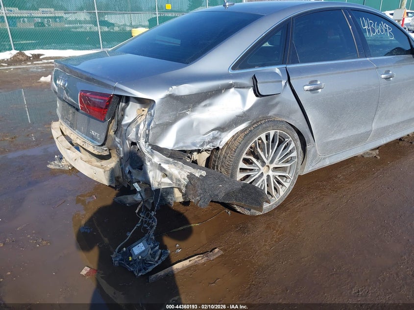 2016 Audi A6 VIN WAUHGAFCXGN002113 IAAI salvage auction — REAR END, Salvage Title, sold $1,525 on 2026-07-21 (photo 6)