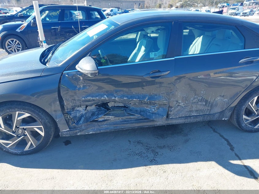 2024 Hyundai Elantra VIN KMHLP4DG9RU693207 IAAI salvage auction — SIDE, Salvage Title, sold $4,800 on 2026-07-22 (photo 6)