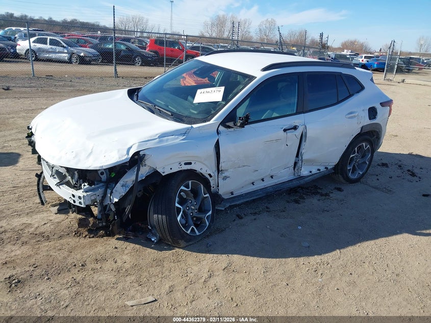 2025 Chevrolet Trax VIN KL77LHEP3SC108654 IAAI salvage auction — FRONT END, Salvage (Indiana), sold $3,000 on 2026-07-15 (photo 2)