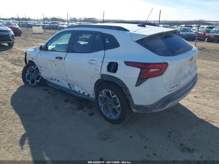 2025 Chevrolet Trax VIN KL77LHEP3SC108654 IAAI salvage auction — FRONT END, Salvage (Indiana), sold $3,000 on 2026-07-15 (photo 3)