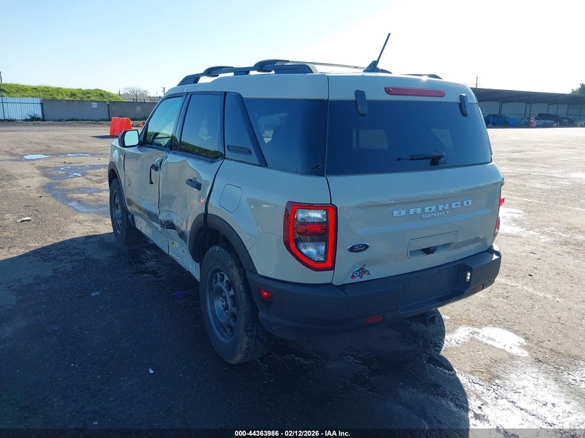 2024 Ford Bronco sport VIN 3FMCR9B67RRE75663 IAAI salvage auction — LEFT SIDE, Salvage (California), sold $25 on 2026-07-10 (photo 3)