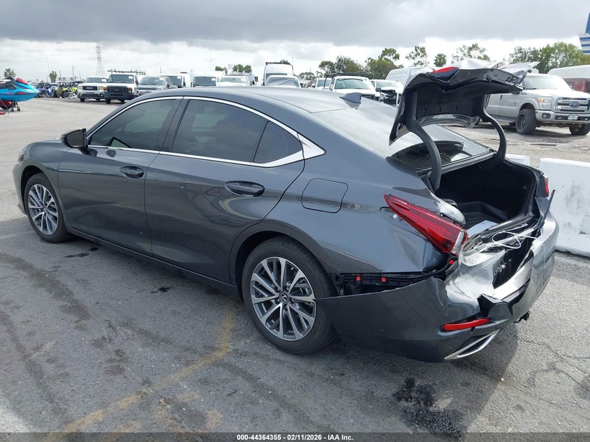 2024 Lexus ES VIN 58ACZ1B1XRU181701 IAAI salvage auction — REAR END, Salvage Title, sold $16,500 on 2026-07-09 (photo 3)