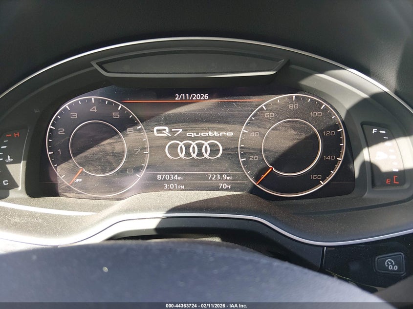 2019 Audi Q7 VIN WA1LAAF77KD041283 IAAI salvage auction — REAR END, Salvage Title, sold $25 on 2026-07-27 (photo 7)