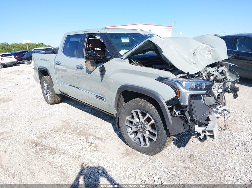 2024 Toyota Tundra VIN 5TFMC5DB6RX077039 IAAI salvage auction — FRONT & REAR, Salvage (Arkansas), sold $9,600 on 2026-07-09 (photo 1)