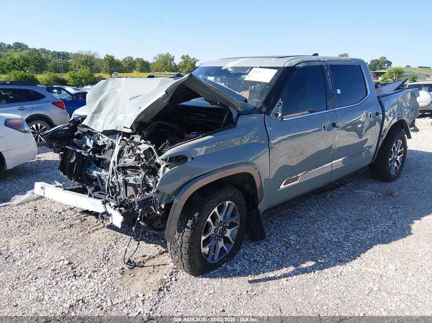 2024 Toyota Tundra VIN 5TFMC5DB6RX077039 IAAI salvage auction — FRONT & REAR, Salvage (Arkansas), sold $9,600 on 2026-07-09 (photo 2)