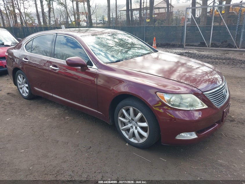 2007 Lexus Ls 460 VIN JTHBL46F475049040 IAAI salvage auction — ELECTRICAL, Clear (Virginia), sold $875 on 2026-07-30 (photo 1)