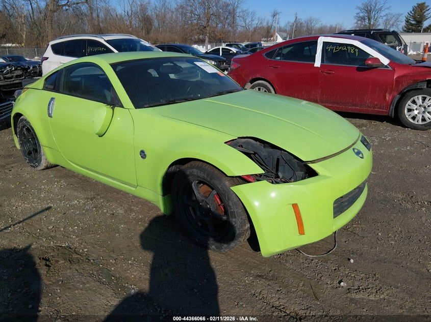 2003 Nissan 350z VIN JN1AZ34E83T008810 IAAI salvage auction — THEFT, Salvage (Ohio), sold $300 on 2026-07-28 (photo 1)
