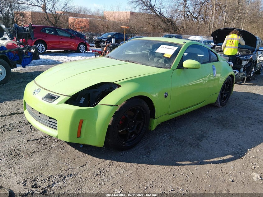 2003 Nissan 350z VIN JN1AZ34E83T008810 IAAI salvage auction — THEFT, Salvage (Ohio), sold $300 on 2026-07-28 (photo 2)