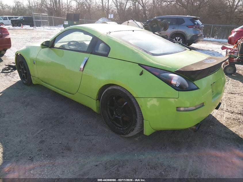 2003 Nissan 350z VIN JN1AZ34E83T008810 IAAI salvage auction — THEFT, Salvage (Ohio), sold $300 on 2026-07-28 (photo 3)