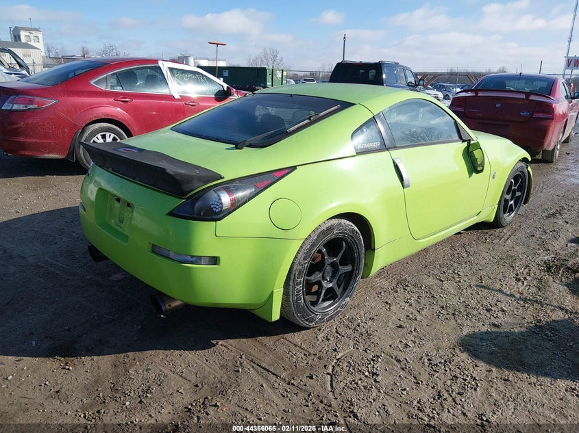 2003 Nissan 350z VIN JN1AZ34E83T008810 IAAI salvage auction — THEFT, Salvage (Ohio), sold $300 on 2026-07-28 (photo 4)