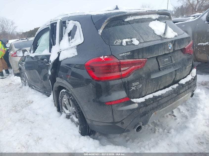 2021 BMW X3 VIN 5UXTS1C05M9E03807 IAAI salvage auction — SIDE, Salvage Title, sold $7,400 on 2026-07-30 (photo 3)