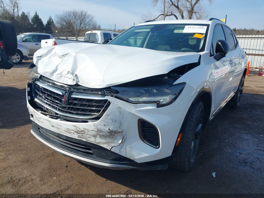 2022 Buick Envision VIN LRBAZLR47ND053424 IAAI salvage auction — FRONT END, Salvage Title, sold $2,600 on 2026-07-29 (photo 2)
