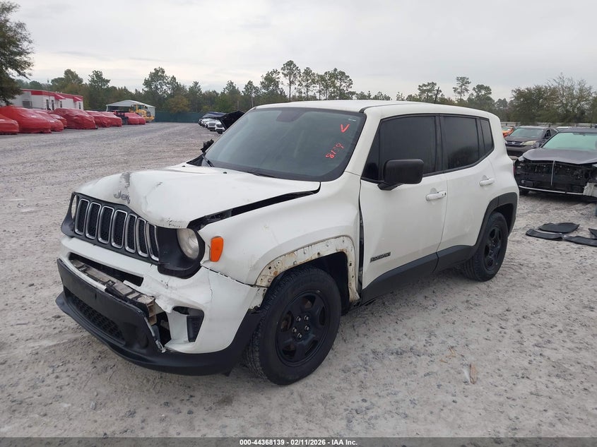 2020 Jeep Renegade VIN ZACNJAAB1LPL00862 IAAI salvage auction — FRONT END, Salvage Title, sold $350 on 2026-07-09 (photo 2)