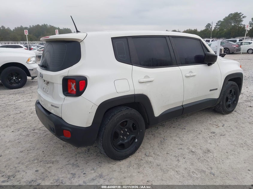 2020 Jeep Renegade VIN ZACNJAAB1LPL00862 IAAI salvage auction — FRONT END, Salvage Title, sold $350 on 2026-07-09 (photo 4)