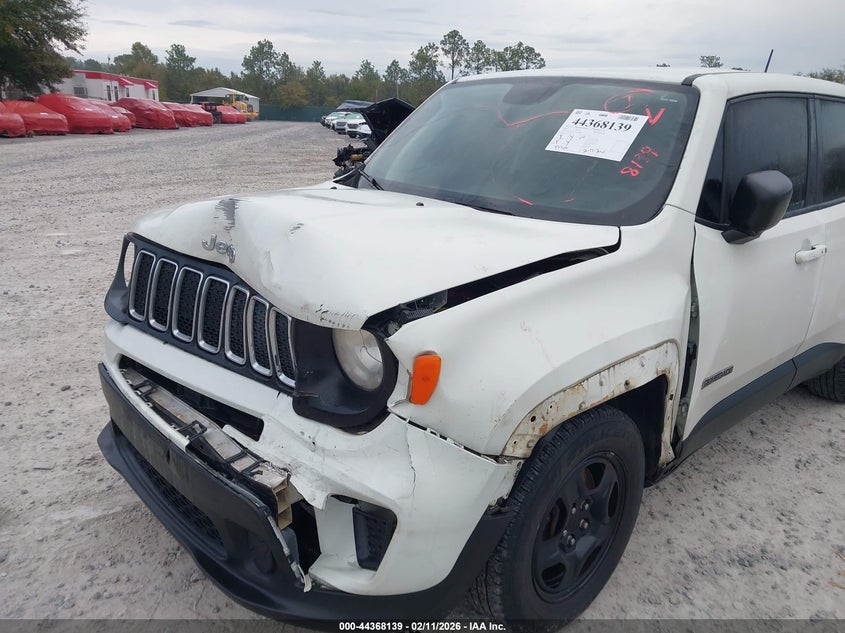 2020 Jeep Renegade VIN ZACNJAAB1LPL00862 IAAI salvage auction — FRONT END, Salvage Title, sold $350 on 2026-07-09 (photo 6)