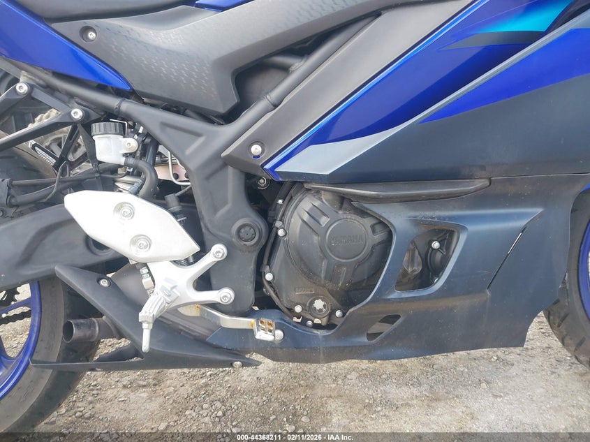 2024 Yamaha Yzf VIN MH3RH18Y2RK014825 IAAI salvage auction — LEFT SIDE, Salvage (California), sold $1,150 on 2026-07-14 (photo 8)