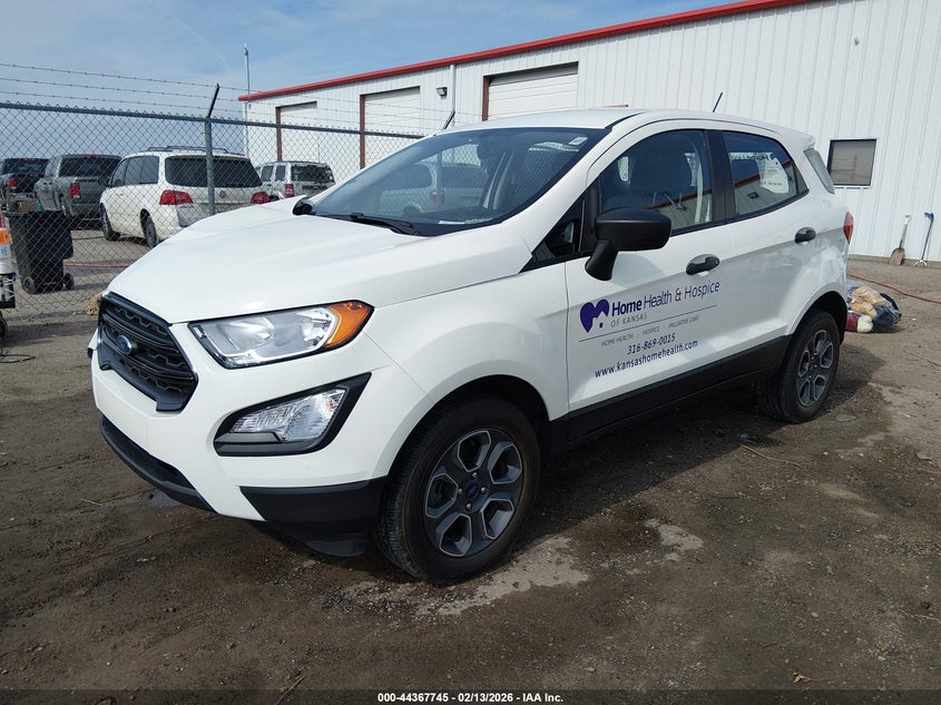2022 Ford Ecosport VIN MAJ6S3FL0NC466918 IAAI salvage auction — RIGHT FRONT, Salvage Title, sold $1,300 on 2026-07-10 (photo 2)