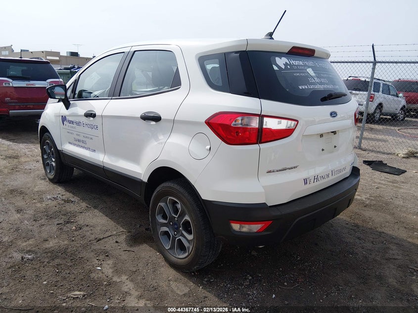 2022 Ford Ecosport VIN MAJ6S3FL0NC466918 IAAI salvage auction — RIGHT FRONT, Salvage Title, sold $1,300 on 2026-07-10 (photo 3)