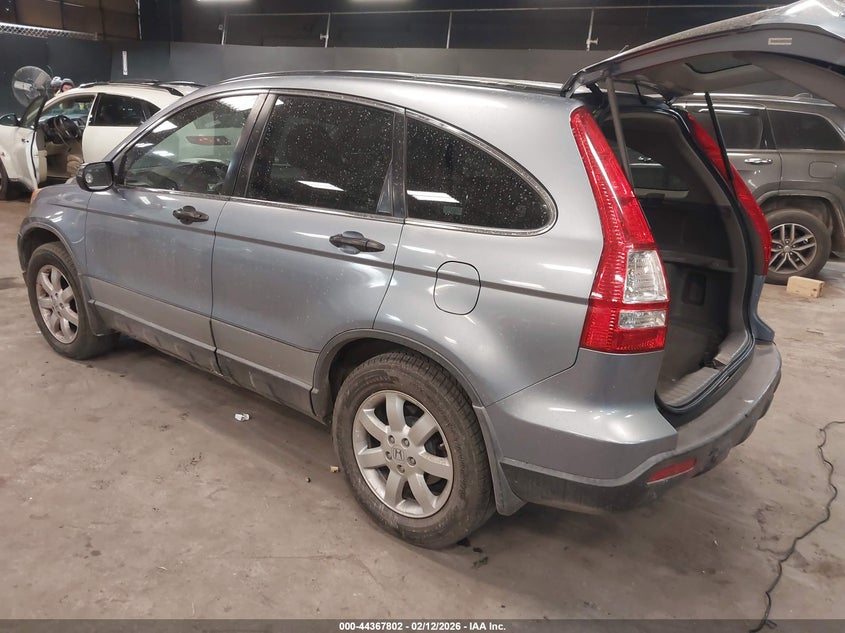2007 Honda Cr-v VIN JHLRE38557C076478 IAAI salvage auction — FRONT & REAR, Salvage (Pennsylvania), sold $1,900 on 2026-07-07 (photo 3)