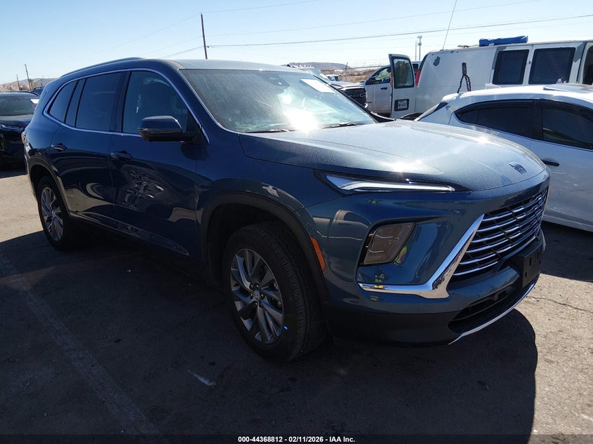 2026 Buick Enclave VIN 5GAERAKSXTJ195153 IAAI salvage auction — LEFT SIDE, Enterprise Vehicles Clear Only (Texas), sold $18,600 on 2026-07-29 (photo 1)