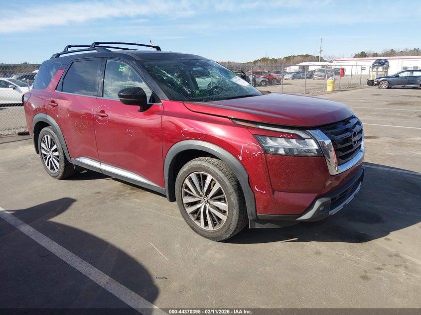 2022 Nissan Pathfinder VIN 5N1DR3DH3NC200591 IAAI salvage auction — VANDALISM, Salvage Title, sold $7,000 on 2026-07-29 (photo 1)