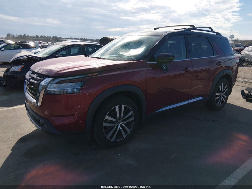 2022 Nissan Pathfinder VIN 5N1DR3DH3NC200591 IAAI salvage auction — VANDALISM, Salvage Title, sold $7,000 on 2026-07-29 (photo 2)