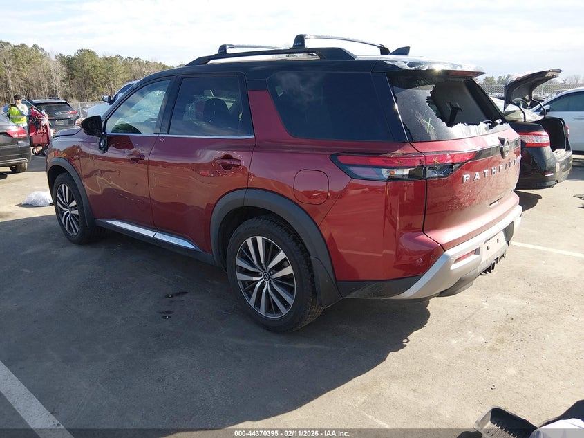 2022 Nissan Pathfinder VIN 5N1DR3DH3NC200591 IAAI salvage auction — VANDALISM, Salvage Title, sold $7,000 on 2026-07-29 (photo 3)