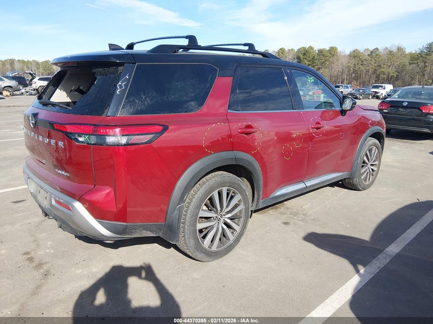 2022 Nissan Pathfinder VIN 5N1DR3DH3NC200591 IAAI salvage auction — VANDALISM, Salvage Title, sold $7,000 on 2026-07-29 (photo 4)