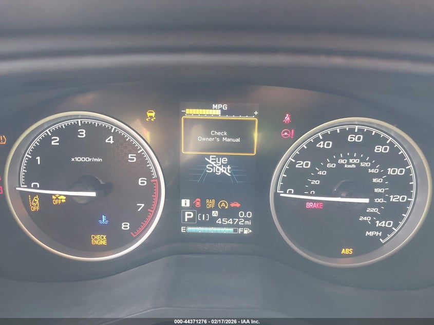 2020 Subaru Forester VIN JF2SKAUC5LH450005 IAAI salvage auction — LEFT FRONT, Original (Texas), sold $3,050 on 2026-07-14 (photo 7)