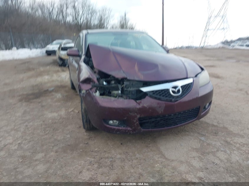 2007 Mazda 3 VIN JM1BK12F471682525 IAAI salvage auction — RIGHT FRONT, Salvage (Pennsylvania), sold $250 on 2026-07-24 (photo 6)