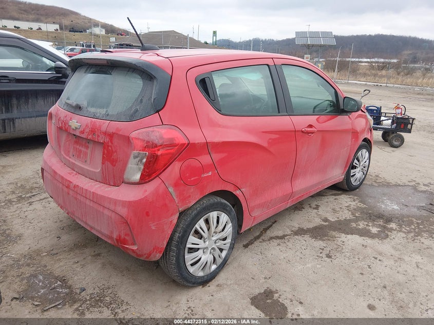 2017 Chevrolet Spark VIN KL8CA6SAXHC716099 IAAI salvage auction — RIGHT SIDE, Salvage (West Virginia), sold $800 on 2026-07-16 (photo 4)