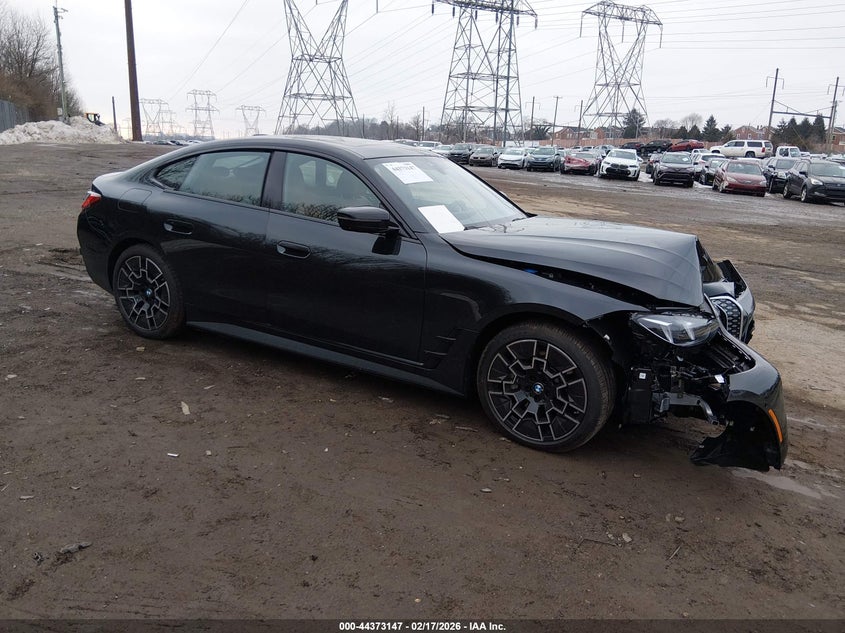2025 BMW I4 VIN WBY43HD02SFV80559 IAAI salvage auction — FRONT END, Salvage (Pennsylvania), sold $15,525 on 2026-07-30 (photo 1)