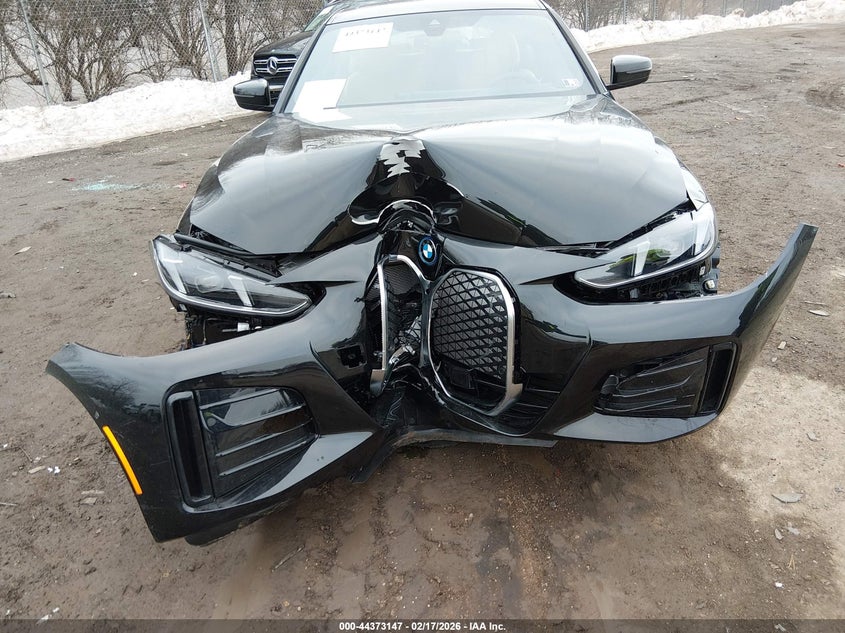 2025 BMW I4 VIN WBY43HD02SFV80559 IAAI salvage auction — FRONT END, Salvage (Pennsylvania), sold $15,525 on 2026-07-30 (photo 6)