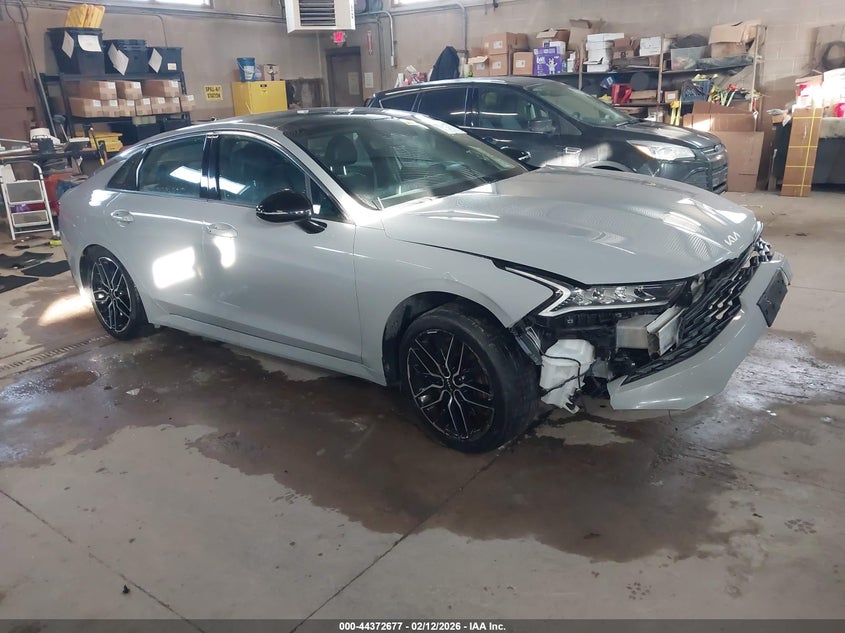 2023 Kia K5 VIN 5XXG44J82PG170397 IAAI salvage auction — FRONT END, Salvage Title, sold $3,600 on 2026-07-09 (photo 1)