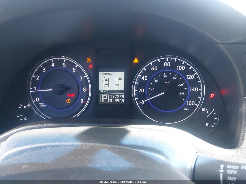 2011 Infiniti G37 VIN JN1CV6AP7BM504590 IAAI salvage auction — FRONT END, Salvage (California), sold $1,700 on 2026-08-28 (photo 7)