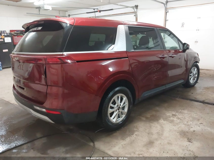 2023 Kia Carnival VIN KNDNB4H38P6212612 IAAI salvage auction — LEFT SIDE, Salvage (Ohio), sold $3,300 on 2026-07-13 (photo 4)